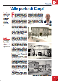 Leggi l'articolo del CarpiCittà - Marzo 2016