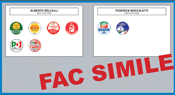 facsimile scheda ballottaggio