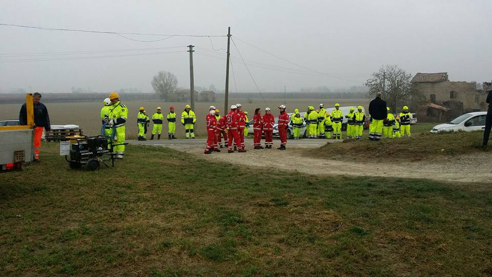 esercitazione a San Martino Secchia 